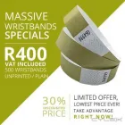 Maatskappy 7 beeld CYBERTRACK WRISTBANDS Wristbands in Cape Town WC