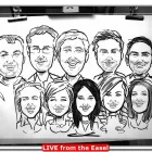 Maatskappy 8 beeld LIVE CARTOON PORTRAITS Weddings in Johannesburg South GP