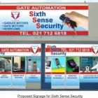 Maatskappy 1 beeld SIXTH SENSE SECURITY Transmitter in Cape Town WC