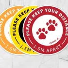 Maatskappy 4 beeld SOCIAL DISTANCING STICKERS School in Cape Town WC