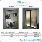 Maatskappy 2 beeld WINDOW FROSTING - O2 DESIGNS Windows in Johannesburg GP