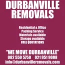 DURBANVILLE REMOVALS Office Furniture Removals in Cape Town WC